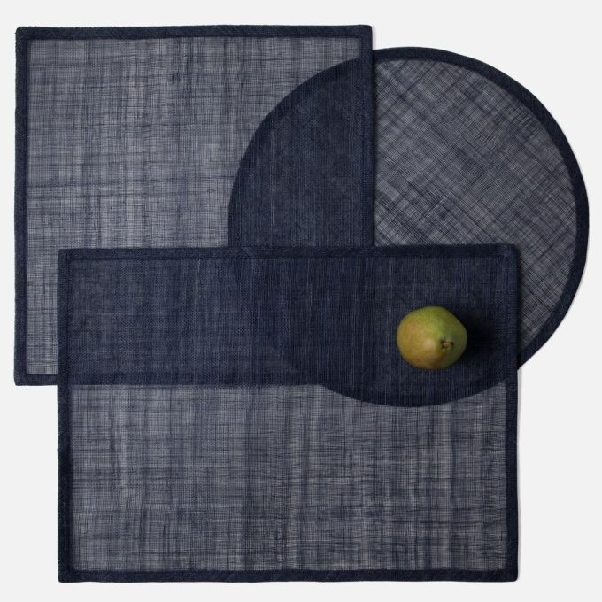 Blue Pheasant June Abaca Placemats
