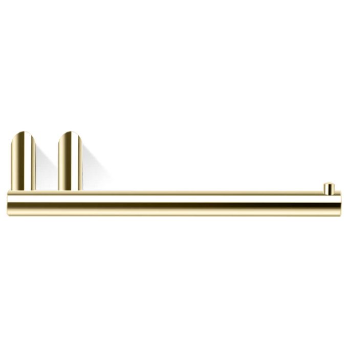 TPH1 Toilet Paper Holder Single - Gold 24 Carat