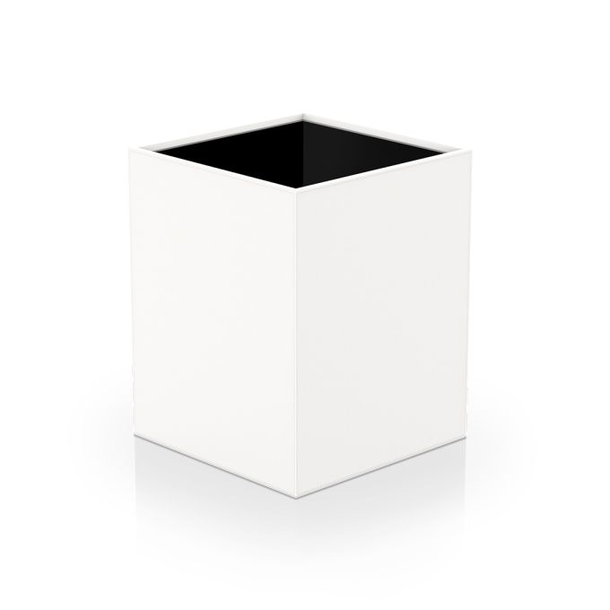 PK Square Paper Bin - White