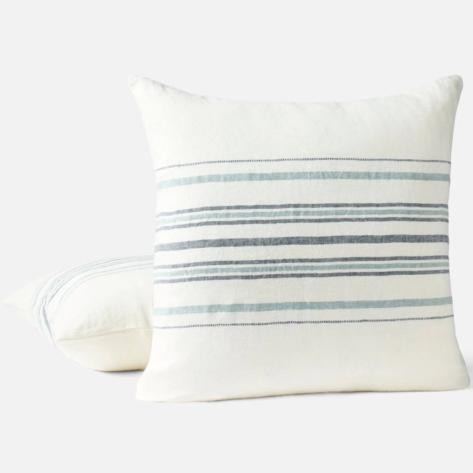 Soft White/Gulf Stripe