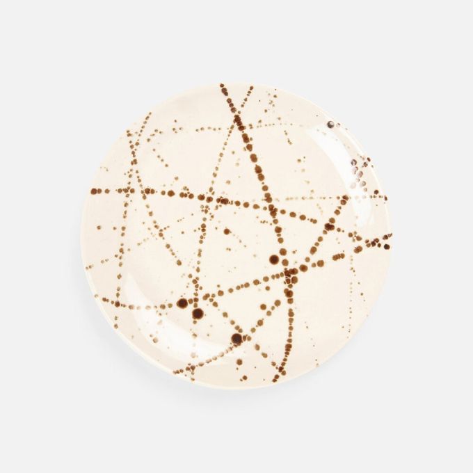 Dinner Plate - Bronze Splatter