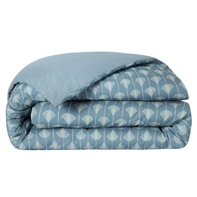 Blue Palm/Blue Beaded Stripe