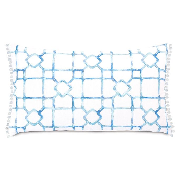 Wicker Cyan/Beaded Trim