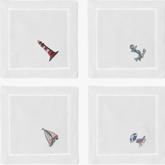 Henry Handwork Cocktail Napkins - Thumbnail 4