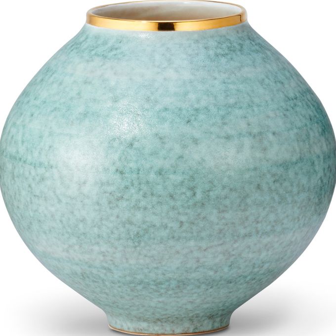 Moon Vase - Blue Grotto