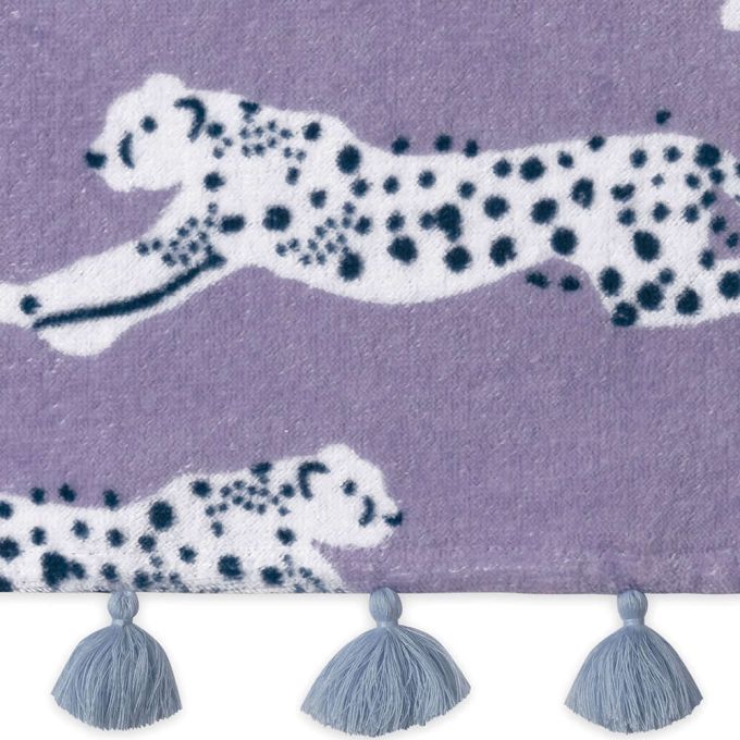 Matouk Leaping Leopard Beach Towel