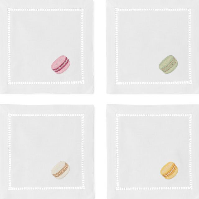 Henry Handwork Macarons Cocktail Napkins - Thumbnail 3