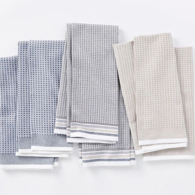 Coyuchi Waffle Kitchen Towels - Thumbnail 2