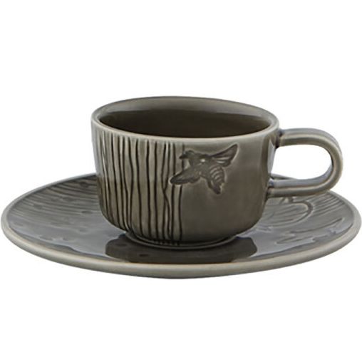 Bordallo Pinheiro Parody Tea Cup & Saucer