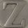 Letter Z - Antique Pewter