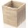 Square Paper Bin - Light Rattan