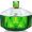 Clear/Green/Fuchsia