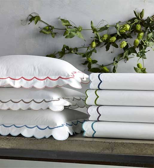 pillows and linens